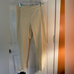 Slim-Sation Cream Wide Band Tummy-control Pull-on Ankle Pant